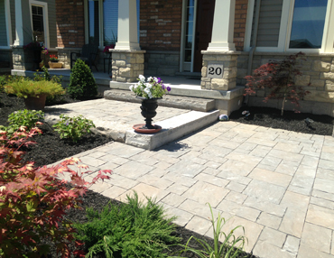 front entrance landscaping dunnville niagara hamilton burlington st anns